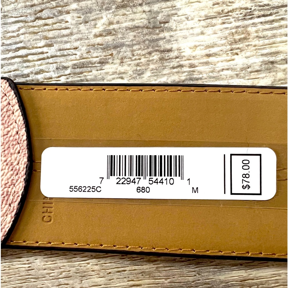 Michael Kors wide pink and white belt - Picture 4 of 5